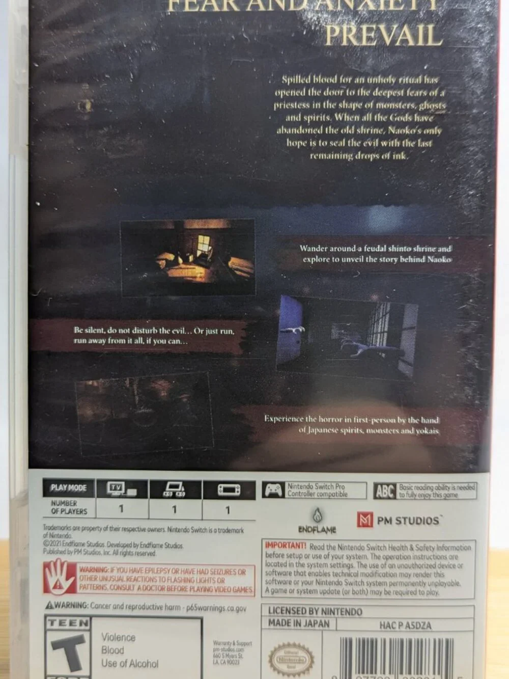Ikai Launch Edition - Nintendo Switch CIB w Stickers and Postcard Tested!
